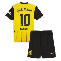 Borussia Dortmund Julian Brandt #10 Hjemme Trøje Børn 2024-25 Kortærmet (+ Korte bukser)